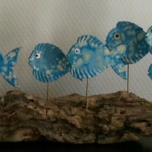 banc de poissons bleus